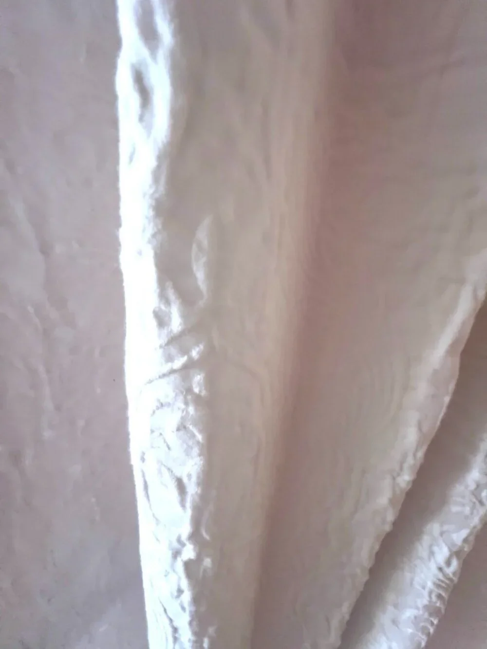 Shabby Chic MATELASSE Shower Curtain White 100% Cotton Ruffle 70” x 64